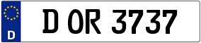 Truck License Plate